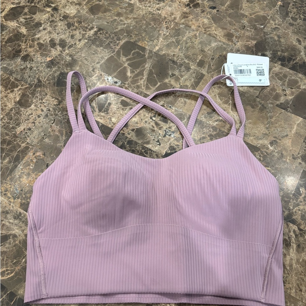 Lululemon Lavender Strappy Bralette